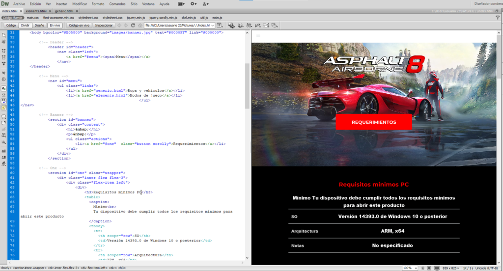 Desarrollo web